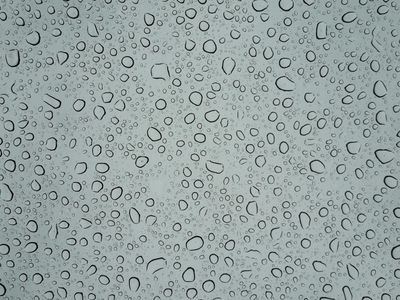 Macro shot of a clear water drop.